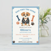 Schlecht zwei, die Einladung des Knochenhundes, da (Stehend Vorderseite)