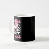 Schlecht zwei Knochenkumpen mit rosa Bow zu Hallow Kaffeetasse (Vorderseite Links)