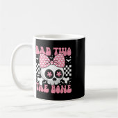 Schlecht zwei Knochenkumpen mit rosa Bow zu Hallow Kaffeetasse (Links)