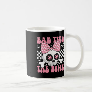 Schlecht zwei Knochenkumpen mit rosa Bow zu Hallow Kaffeetasse