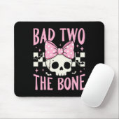 Schlecht zwei Knochenkumpen mit rosa Bow zu Hallow Mousepad (Mit Mouse)