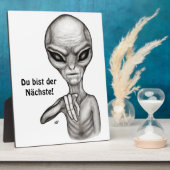 Schlechte Alien, Du bist der Nächste! Fotoplatte (Seite)