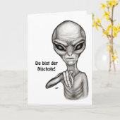 Schlechte Alien, Du bist der Nächste! Karte (Gelbe Blume)