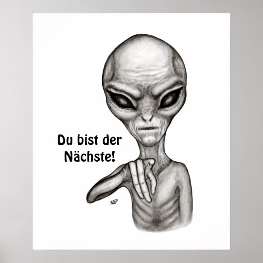 Schlechte Alien, Du bist der Nächste! Poster (Vorne)