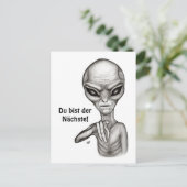Schlechte Alien, Du bist der Nächste! Postkarte (Stehend Vorderseite)