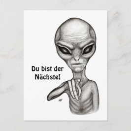 Schlechte Alien, Du bist der Nächste! Postkarte