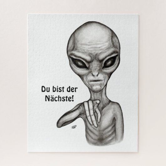 Schlechte Alien, Du bist der Nächste! Puzzle (Vertikal)