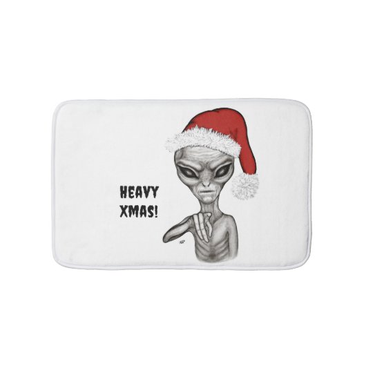 Schlechte Alien, schwere Weihnachten! Badematte (Vorderseite)