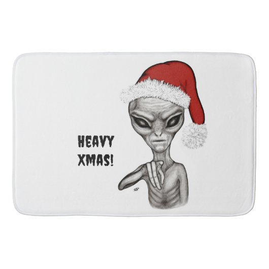 Schlechte Alien, schwere Weihnachten! Badematte (Vorderseite)