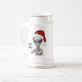 Schlechte Alien, schwere Weihnachten! Bierglas (Vorderseite Links)