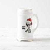Schlechte Alien, schwere Weihnachten! Bierglas (VorderseiteRechts)