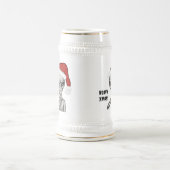 Schlechte Alien, schwere Weihnachten! Bierglas (Mittel)