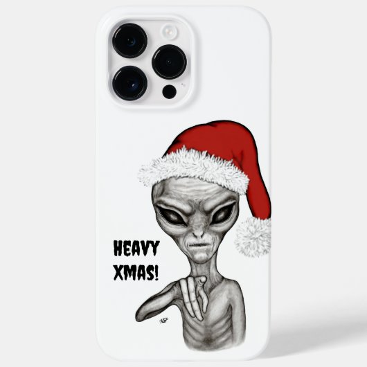 Schlechte Alien, schwere Weihnachten! Case-Mate iPhone Hülle (Rückseite)