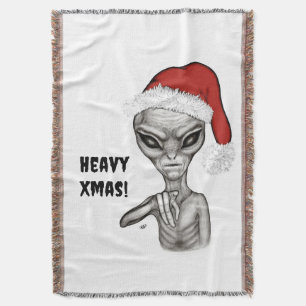 Schlechte Alien, schwere Weihnachten! Decke