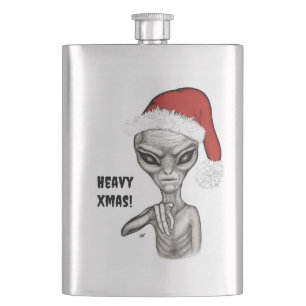Schlechte Alien, schwere Weihnachten! Flachmann