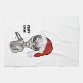 Schlechte Alien, schwere Weihnachten! Geschirrtuch (Horizontal)