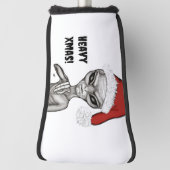 Schlechte Alien, schwere Weihnachten! Golf Headcover (Rotieren 90)