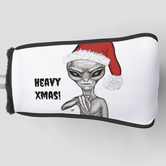 Schlechte Alien, schwere Weihnachten! Golf Headcover (Vorderseite)