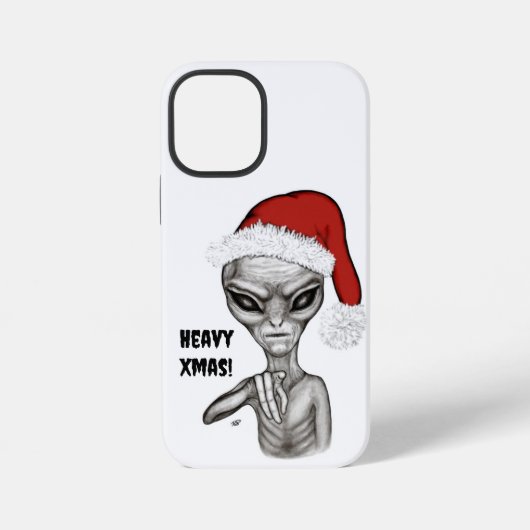Schlechte Alien, schwere Weihnachten! iPhone Hülle (Rückseite)