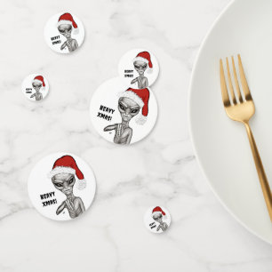 Schlechte Alien, schwere Weihnachten! Konfetti