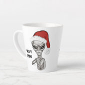 Schlechte Alien, schwere Weihnachten! Milchtasse (Linke Ecke)