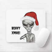 Schlechte Alien, schwere Weihnachten! Mousepad (Mit Mouse)