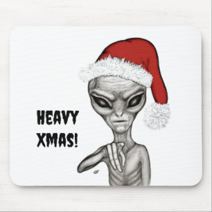 Schlechte Alien, schwere Weihnachten! Mousepad