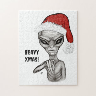 Schlechte Alien, schwere Weihnachten! Puzzle