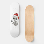 Schlechte Alien, schwere Weihnachten! Skateboard (Vorderseite)