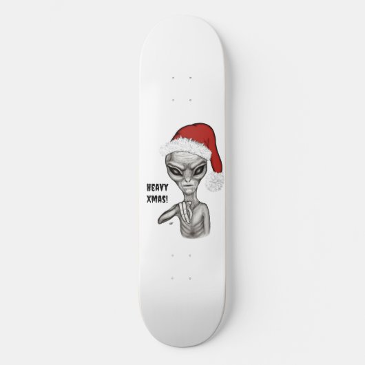 Schlechte Alien, schwere Weihnachten! Skateboard (Vorderseite)