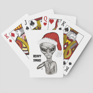 Schlechte Alien, schwere Weihnachten! Spielkarten