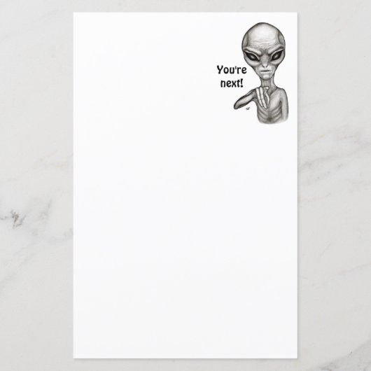 Schlechte Alien, Sie sind als Nächstes dran! (Rückseite)