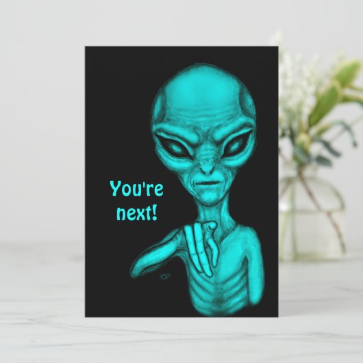 Schlechte Alien, Sie sind als Nächstes dran! (Stehend Vorderseite)