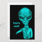 Schlechte Alien, Sie sind als Nächstes dran! (Vorne/Hinten)