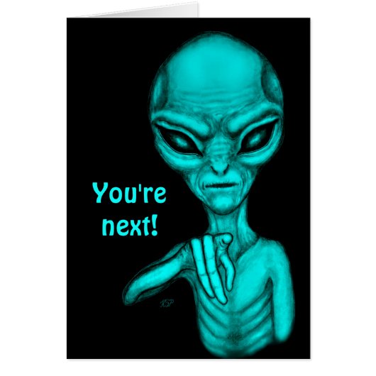 Schlechte Alien, Sie sind als Nächstes dran! (Vorne)