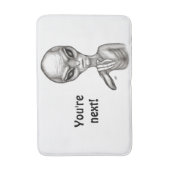 Schlechte Alien, Sie sind als Nächstes dran! Badematte (Vorderseite Vertikal)