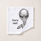 Schlechte Alien, Sie sind als Nächstes dran! Badhandtuch Set (Waschlappen)