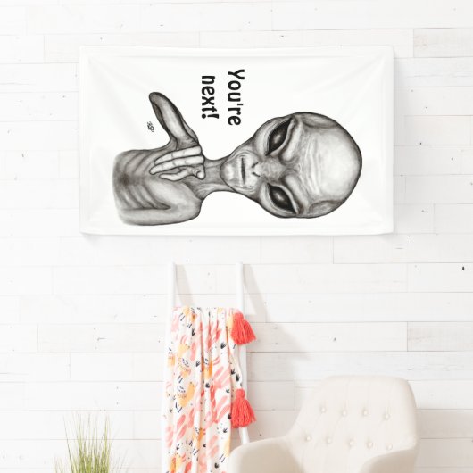 Schlechte Alien, Sie sind als Nächstes dran! Banner (Insitu)