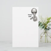 Schlechte Alien, Sie sind als Nächstes dran! Brief Briefpapier (Stehend Vorderseite)