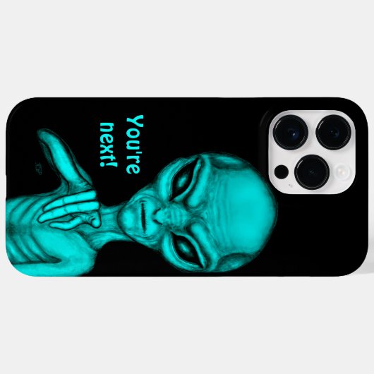 Schlechte Alien, Sie sind als Nächstes dran! Case-Mate iPhone Hülle (Rückseite (Horizontal))
