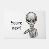 Schlechte Alien, Sie sind als Nächstes dran! Doorm Fußmatte (Vorderseite)