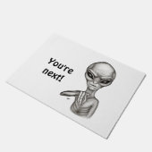 Schlechte Alien, Sie sind als Nächstes dran! Doorm Fußmatte (Schrägansicht)