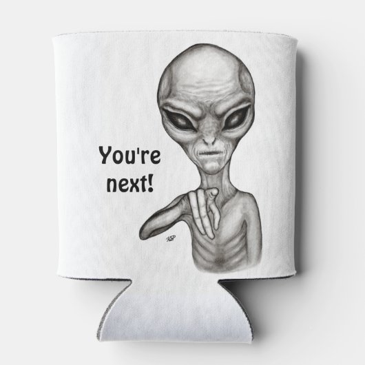 Schlechte Alien, Sie sind als Nächstes dran! Dosenkühler (Rückseite)