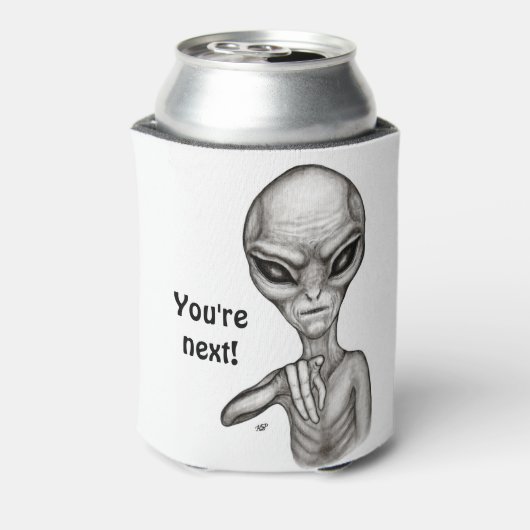 Schlechte Alien, Sie sind als Nächstes dran! Dosenkühler (Kanne Rückseite)