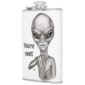 Schlechte Alien, Sie sind als Nächstes dran! Flachmann (Links)