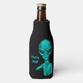 Schlechte Alien, Sie sind als Nächstes dran! Flaschenkühler (Flaschenvorderseite)