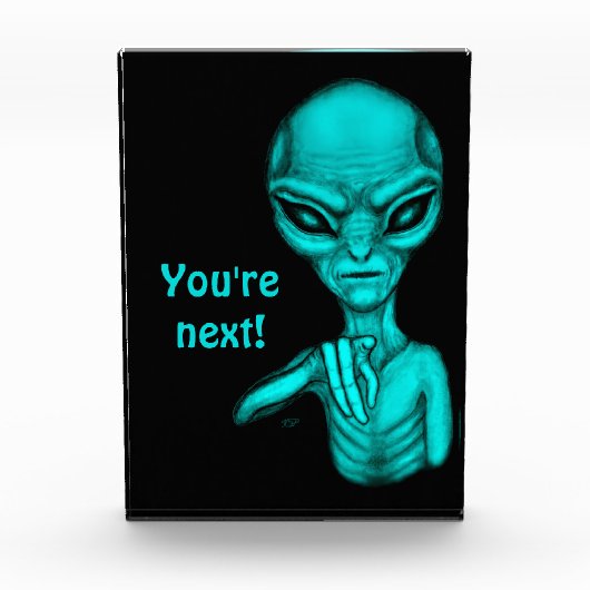 Schlechte Alien, Sie sind als Nächstes dran! Fotoblock (Vorderseite)