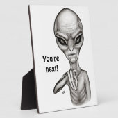 Schlechte Alien, Sie sind als Nächstes dran! Fotoplatte (Seite)