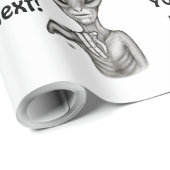 Schlechte Alien, Sie sind als Nächstes dran! Geschenkpapier (Rolleneckpunkt)
