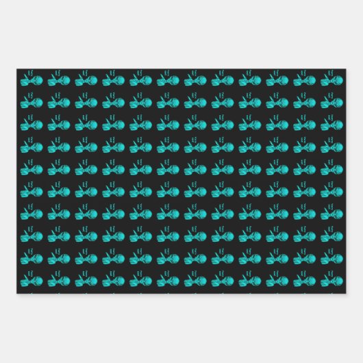 Schlechte Alien, Sie sind als Nächstes dran! Geschenkpapier Set (Vorderseite)